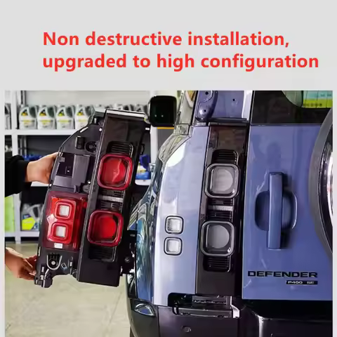 Rear Taillights Brake Light Tail Stop Lamp For Land Rover Defender 90 110 130 L663 Taillight Car Acc