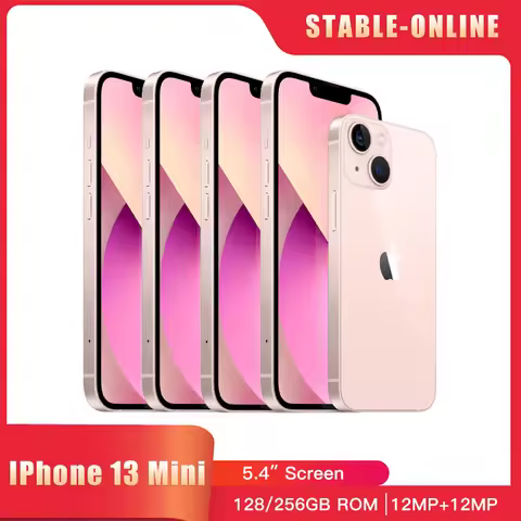 Original Apple iPhone 13 Mini 5G Mobile Phone 4GB RAM 128/256/512GB ROM 5.4'' OLED Screen A15 Bionic