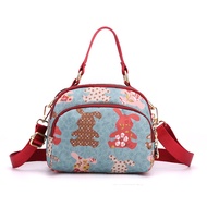 Chibao (Chibao) Small Bag Female 2024 New Arrival Mini Nylon Canvas Shoulder Messenger Bag Portable 