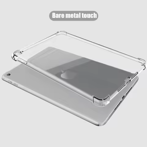 Tablet case for Apple ipad Mini 1 2 3 4 5 Silicone soft TPU Airbag cover Transparent protection for 