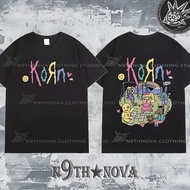 24h Shipping N9THNOVA Washed Korn Family Values Tour Vintage Rock Street Style T-shirt 4