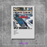 Wooden frameless Poster Split Music Album Cover Decision Central Cee like earth posters Aesthetic ba