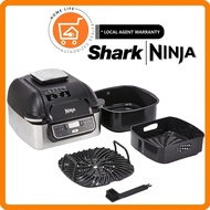 Ninja AG301 Foodi 5 in 1 Indoor Electric Grill with Air Fry, Roast, Bake & Dehydrate, Ninja Grill, S