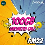 SIMCARD PREPAID XOX DATA 100GB