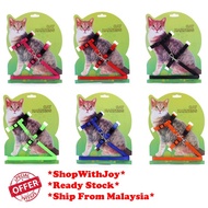 【ShopWithJoy】 Pet Cat Traction Harness Belt Cat Kitten Halter Belt Leash Cat Harness