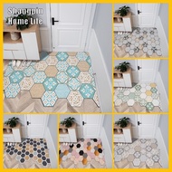 【12 Design】Nordic Bto Door Mat Entrance Floor Mat Thick Pvc Coil Carpet Gate Porch Indoor Keep Dust 