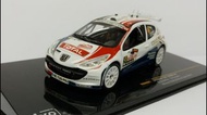 IXO 1:43 Peugeot 207 S2000 合金模型