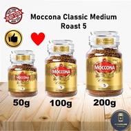 Moccona Classic Medium Roast Freeze Dried 5 Coffee 50g /100g /200g