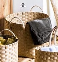 Yamashita Kogei 426677 Basket B, Diameter 20.9 x Height 13.8 inches (53 x 35 cm), Made in Japan