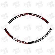 STIKER STICKER DECAL RIMS RIM VELG FULCRUM RED ZONE MTB DOWNHILL 26