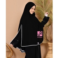 Elara | Khimar Adna Qids Jetblack Handsplit