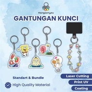 GANTUNGAN [PRIUM MEME] ACRYLICKeychain KEYCHAIN/ SPONGEBOB MEME KEYCHAIN/