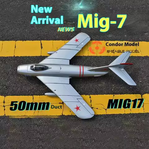 Eagle Model Mig-17 Model Remote Control Aircraft 50mm Ducted Mig-17 Fighter Fixed Wing Can Be Added