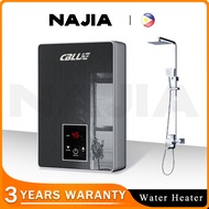 ( Multipoint ) NAJIA Electric Water Heater LED Display Instant Heating Faucet Shower Head Bathroom 6500W 220V Temperature Adjustable Instant Tankless Kitchen Bathroom Shower Hot Water Fast Heating