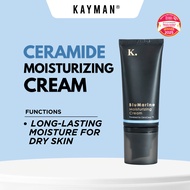 KAYMAN BluMarine Moisturizing Cream (50ml) Facial Moisturizer for Dry Itchy Skin Ceramide Skin Deep 