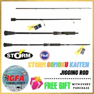 STORM GOMOKU ROD KAITEN JIGGING ROD JIGGING #IGFAFISHINGSPORTS #ONE PIECE ROD SPINNING JIGGING ROD