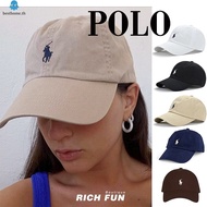₪☎ Polo ralph lauren หมวกเบสบอล ผ้าฝ้าย ของแท้ 100