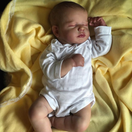 50 ซม.LouLou Reborn สมจริงสําเร็จรูป Bebe Reborn ซิลิโคนไวนิลผ้าตุ๊กตาทําด้วยมือของเล่นสําหรับสาวคริ