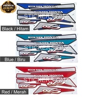 C70 GBOJ ( 2 ) Body Cover Set Stripe Sticker - Blue / Black / Red - Ready Stock