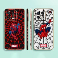 Spiderman With Net Marvel Side Printed E-TPU Phone Case For XIAOMI POCO F4 F3 M5 M4 X5 X4 X3 C40 F5 F1 REDMI K50 K40 NOTE 12 11 10 S GT PRO PLUS NFC Gaming Turbo 5G