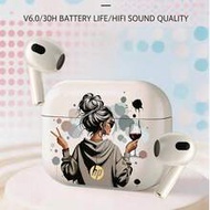 HP Wireless Bluetooth 5.3 Earbuds, Auto Pairing With Microphone, Up To 30 Hours Battery Life, Type-C