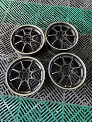 15吋 6.5J te38 4x100 Rays Ce28 Club Racer 淨鈴 連Rays 鈴Cap