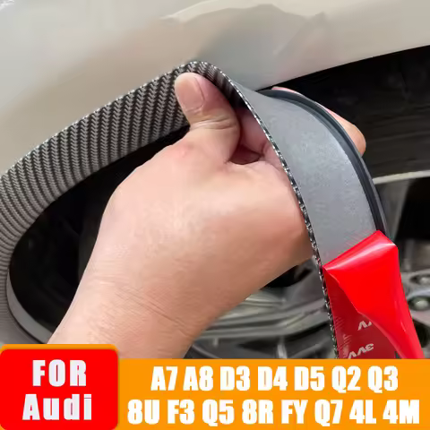 Car Wheel-arch Leaf Board Stickers Anti Scratch Strip For Audi A7 A8 D3 D4 D5 Q2 Q3 8U F3 Q5 8R FY Q