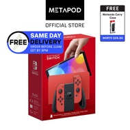 (FREE SAME DAY DELIVERY) Nintendo Switch Console (OLED Model) Mario Red Edition