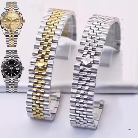 Solid Stainless Steel Watch Accessories Band For Rolex DATEJUST DAY-DATE OYSTERPERTUAL DATE 904L bra