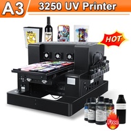 A3 UV Flatbed Printer Impresora UV Printer A3 For Phone Case Bottle A3 UV Printing Machine For Phone Case Metal Glass Wood UV A3