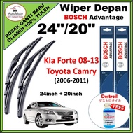 Kia Forte / Toyota Camry( ACV40 ) (2006 - 2011)  / ACV40 - 24"/20"  Bosch Advantage Wiper BA2420