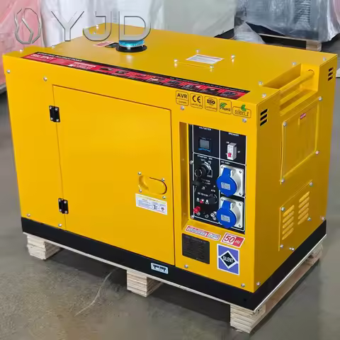10KW 10KVA Silent Soundproof Diesel Generator Sets 8KW 6KW 5KW Single Phase Three Phase Portable Die