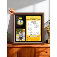 Marathon Medal Display Frame Gold Medal Medal Display Stand Storage Box Honor Certificate Photo Fram