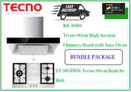 TECNO HOOD AND HOB BUNDLE PACKAGE FOR ( KD 3088 &amp; TA 983TRSV ) / FREE EXPRESS DELIVERY