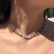 3mm Angel Number Necklace 222 444 777 Choker Unisex Handmade Necklace Stainless Steel