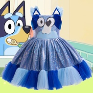 Fairyland | D1329 Birthday Party Dress Costume Dress for Girls BLUEY CHARACTER Import