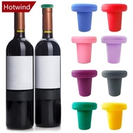 HOTWIND Wine Bottle Stopper Bar Sealing Champagne Beers Cap Plug Seal Lids Reusable Leakproof Silicone Sealer Wine Fresh Saver B5S3