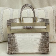 愛馬仕 Hermès Birkin 25 鑽扣喜馬拉雅 銀扣 ｜閒置新｜Y刻