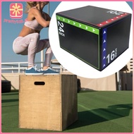 [Prettyia2] 3 in 1 Plyometric Jumping Box Plyo Box for Gym Strength Training Fitness