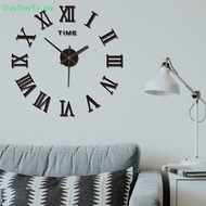 DayDayTO   3D Luminous Wall Clo Frameless Acrylic DIY Digital Clo Wall Stiers Mute Clo For Living Ro