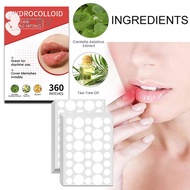 [JCBV] 360pcs Mouth Blister Patch Cold Sore Lip Blister Patch Cold Sore Healing Hydrocolloid Lip Car