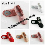 Plain code B children's ballet shoes/ plain ballet shoes/ flat ballet shoes plain children's ballet 