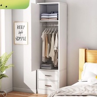 Narrow Single Door Simple Wardrobe Wardrobe Bedroom Sliding Door Household Small Bedside Single Ward