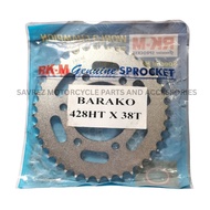 RK-M REAR SPROCKET FOR BARAKO 428HTx38T