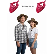 KNITTED COWBOY HAT COWBOY HAT PKI HOOK FREE SLAYER FASHION UNISEX