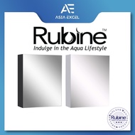 RUBINE RMC-1138D10 BLACK / WHITE 38CM MIRROR CABINET