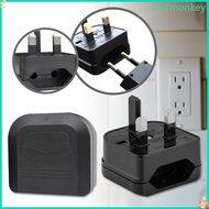 WU 2Pack Eu to UK Plug Adapters EU to UK Electrical Set 2Pin To 3Pin Converters