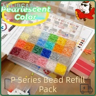 NYLIBGAS Perler Beads, Heat Press 23 Colors Pearlescent Perler Bead, Gifts 2.6mm Handmade Handmade D