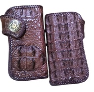 Max Leather Long bi-fold wallet also known as the PP wallet made from genuine crocodile leather.