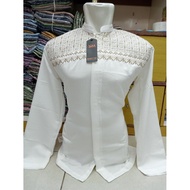 YAKIN STORE 1986-NEW Baju muslim Koko fashion pria-koko bahan Arabian silk-koko pria dewasa-koko put